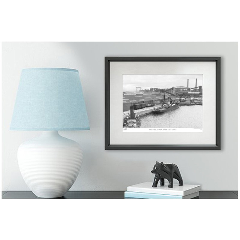 Preston, Dock, East Side C1955 - Single Picture Frame Print, 28cm H x 36cm W x 2.3cm D