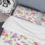 Green/Purple Microfiber Duvet Cover Set-1660955846