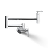 Wall-Mount Pot Filler Faucet, Swing Arm Kitchen Pot Filler Faucet