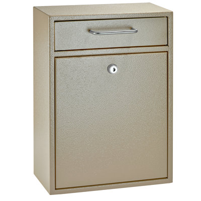 Steel Wall Mounted Mailbox with Magnetic Closure