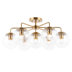 Barden Glass Semi Flush Mount
