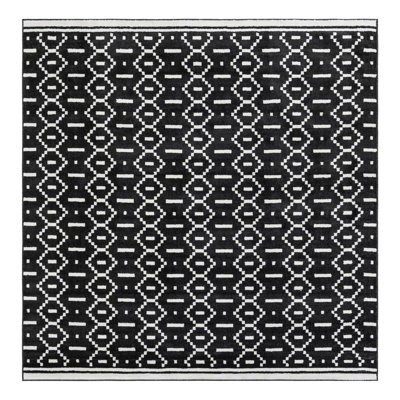 Ivy Bronx Begna Nathanyl Rug Black