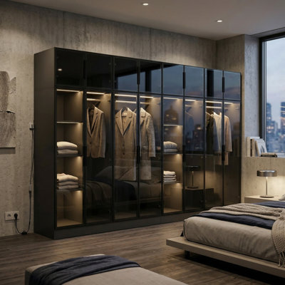 118.1”W Large Wardrobe