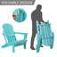 Chaise Adirondack pliante en plastique Farrahn-1919038676