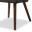 Chaise d'appoint rembourrée en bois massif Conde-28199601