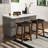 Bonithon Upholstered Counter Stool with Solid Wood Frame-819234156