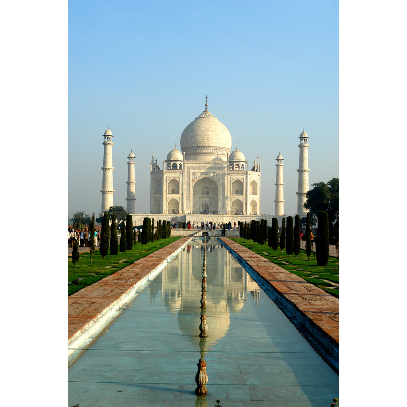 Taj Mahal - Wrapped Canvas Print, 91cm H x 61cm W x 3.8cm D