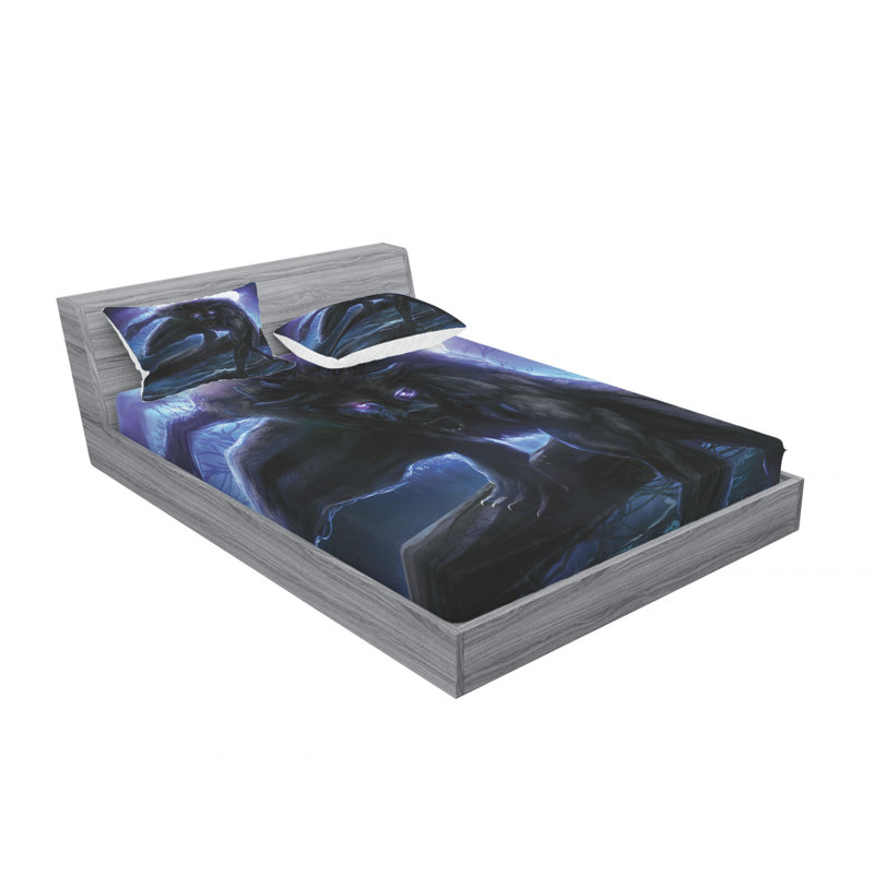 Microfiber Sheet Set, Queen Sheet Set with Fitted Sheet