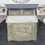Tapisserie Gold Glam on Grey II - ensemble de housse de couette transitionnel - microfibre de polyester-38757419