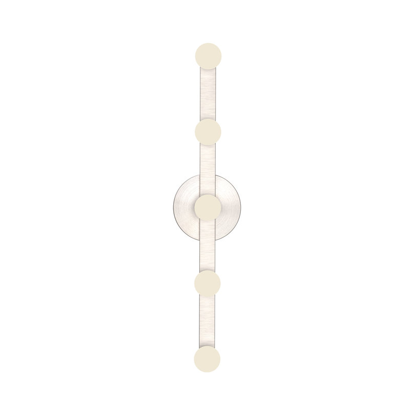 Rezz 5 - Light LED Wallchiere, Brushed Nickel