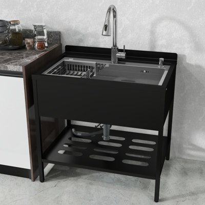Stainess Steel Single Bowl Utility Sink
