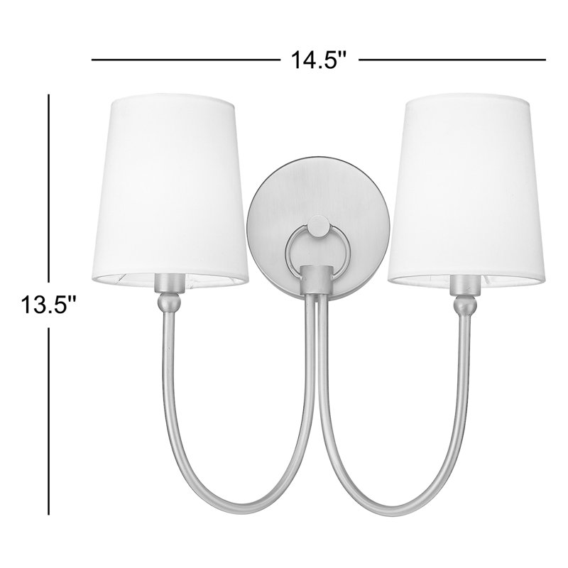 Danyu 2 - Light Dimmable Candle Wall Light, Brass