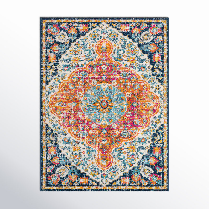 Hibner Oriental Indoor Rug, Rectangle 9' x 12'3"