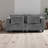 63" Convertible Loveseat Sofa Bed with Chaise Lounge & USB Ports – Corduroy Sleeper Sofa with Cup Holders, Phone Holder & Storage – Dual-Mode Design for Living Room & Bedroom-374279938