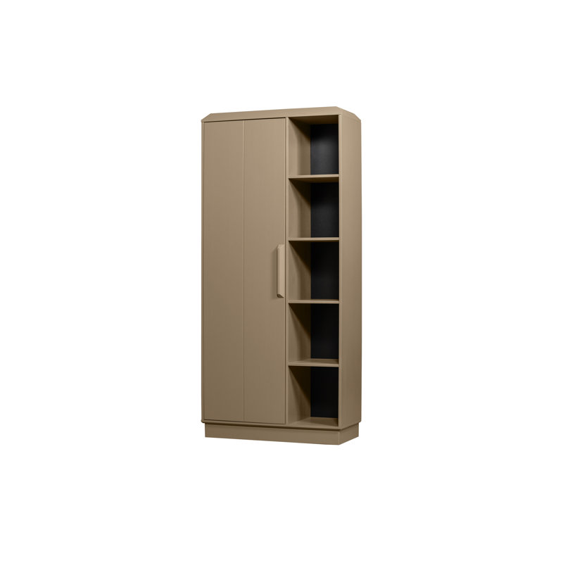 Lowen 1 Door Solid Wood Wardrobe