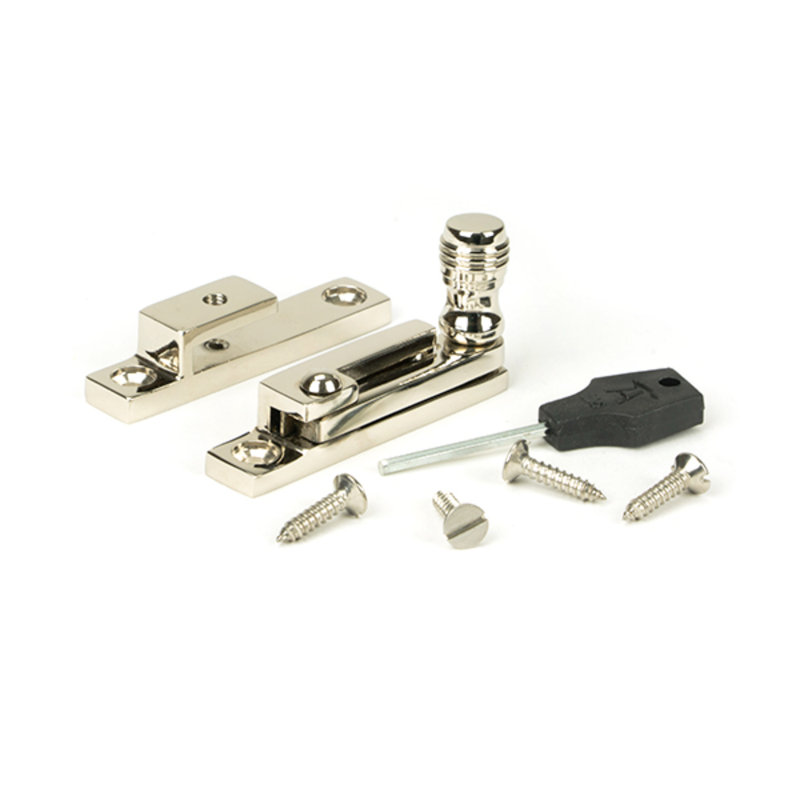 Quadrant Fastener, Polished Nickel