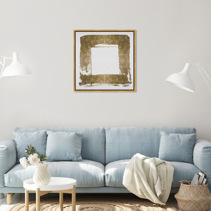 Whole II, Glam, Cadre en plastique doré, H 41 po x l 41 po