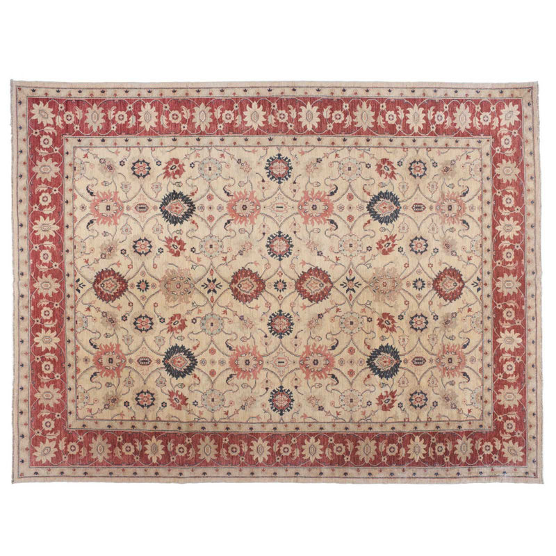 One-of-a-Kind 8'10" X 11'7" New Age Wool Area Rug in
