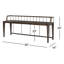 Banc en bois massif Cili