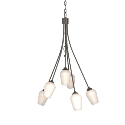 Lustre géométrique à 6 lumières Flora