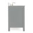 Flynt 61'' Single Bathroom Vanity with Carrara Marble Top-64627258-64627257