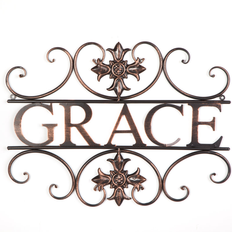 Décoration murale Live with Grace