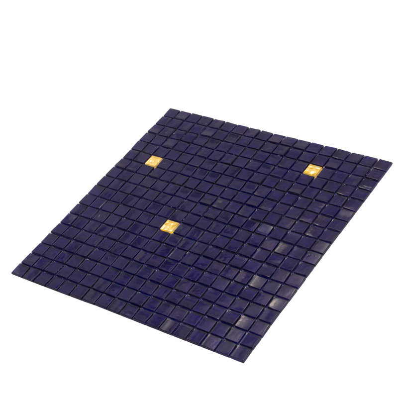 Mingles 0.6 in. x 0.6 in. Grid Glazed Tile