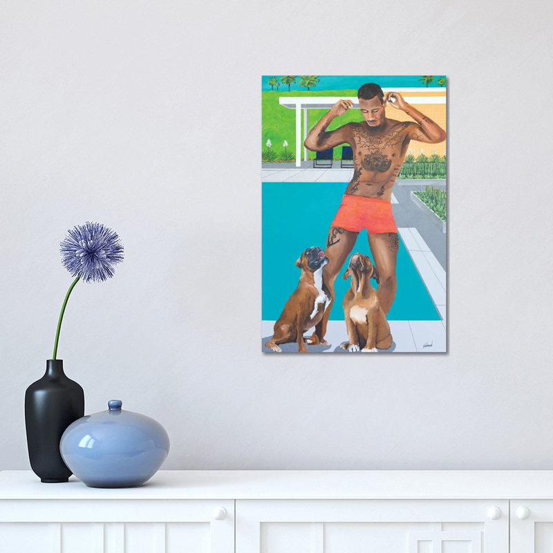 The Dancer by Dan Nelson - Wrapped Canvas Painting, 30.48 cm H x 45.72 cm W
