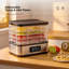 5‑Tier Food Dehydrator Machine – BPA‑Free Trays, Compact Design, Adjustable Temperature, Perfect for Jerky, Fruits, Veggies, and Herbs