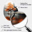 Horloge murale orange et grise forêt Autumn Elegance II - forêt asymétrique-105482440