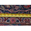 Tapis décoratif rouge/bleu marine en laine de style noué à la main des années 1950 kashan (dabir) rouge/bleu marine 11 pi 4 po x 16 pi 10 po