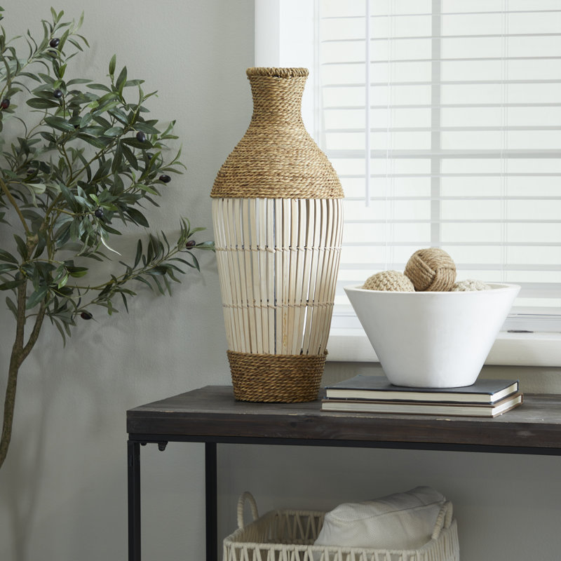 Vase de table Wolcottville, H 24,55 po x l 9,80 po x P 9,70 po