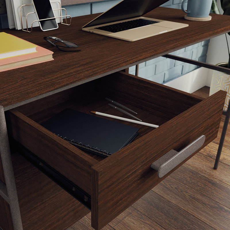 Bureau, finition brune