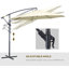Amazonia 295cm Cantilever Parasol-32244791