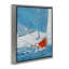 «Crashing Waves Against Boat», art mural encadré flottant par John Burrows-720922105-720922099