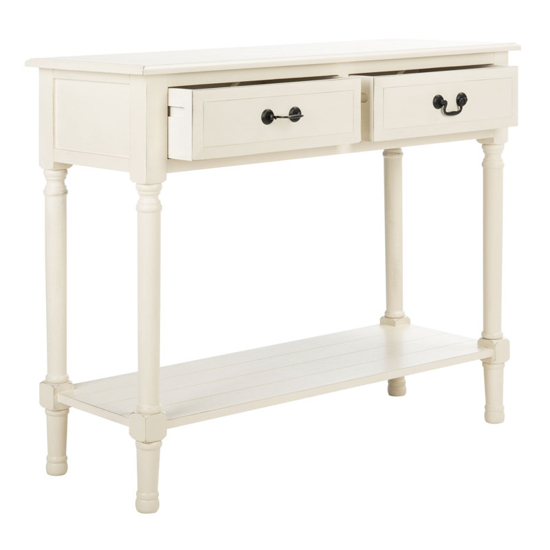 Nubble 35.5'' Console Table, Distressed White