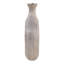 Vase de table ovale moderne en céramique Kato, design ajouré, idéal pour la décoration intérieure - Vase sculptural moderne et haut, parfait comme centre de table pour la salle à manger ou le bureau - Champagne-527307976-527307984
