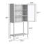 Armoire de rangement en métal 59 po H