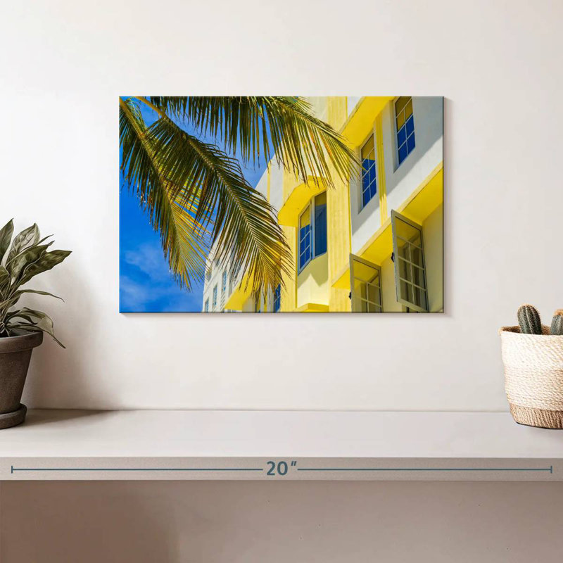 Lilie Miami Art déco, H 8 po x l 12 po
