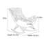 Chaise berçante Minakshi