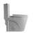 One Toilet With Dual Flush 001. 1.1/1.6 , Soft Close Seat. Water, Elongated Bowl. Height, Grey Ceramic Bathroom Regularization 001 Toilet. Flush, Height. For Systematization