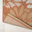 Tapis intérieur / extérieur à motif floral texturé orange / crème Zinnia-2098090143