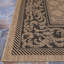 Tapis intérieur floral noir Dauphine-404695663