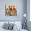 «Garden Hues 1» par Silvia Vassileva, art mural sur toile, 37 po x 37 po