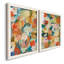 «Country Flowers I», ensemble de 2 peintures sur toile encadrées-2070565692-2126176394