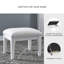 Tabouret de coiffeuse Seandell Cosper