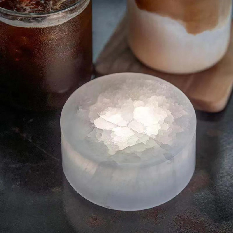 Bougie à DEL onyx blanc naturel