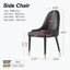 Chaise d'appoint rembourrée en similicuir Frania-1642740806-1650723340