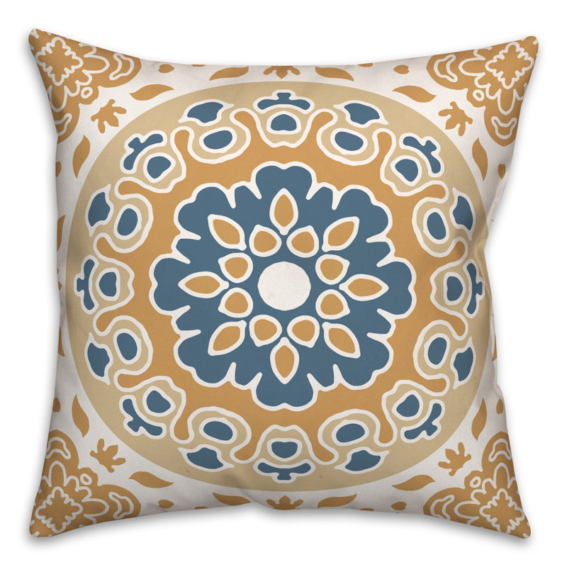 Mandala Square Pillow Cover & Insert