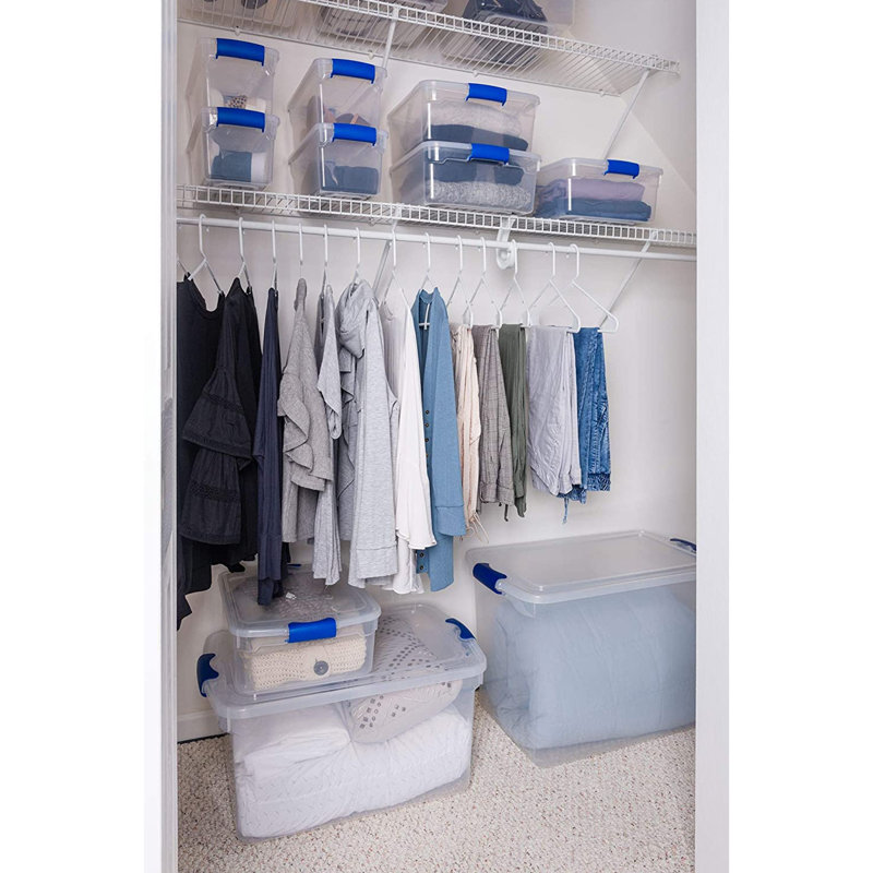 Homz Plastic Storage Tub & Tote
